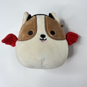 Squishmallows Reginald Devil Bat Corgi Plush Red Wings Halloween Puppy Dog 5"